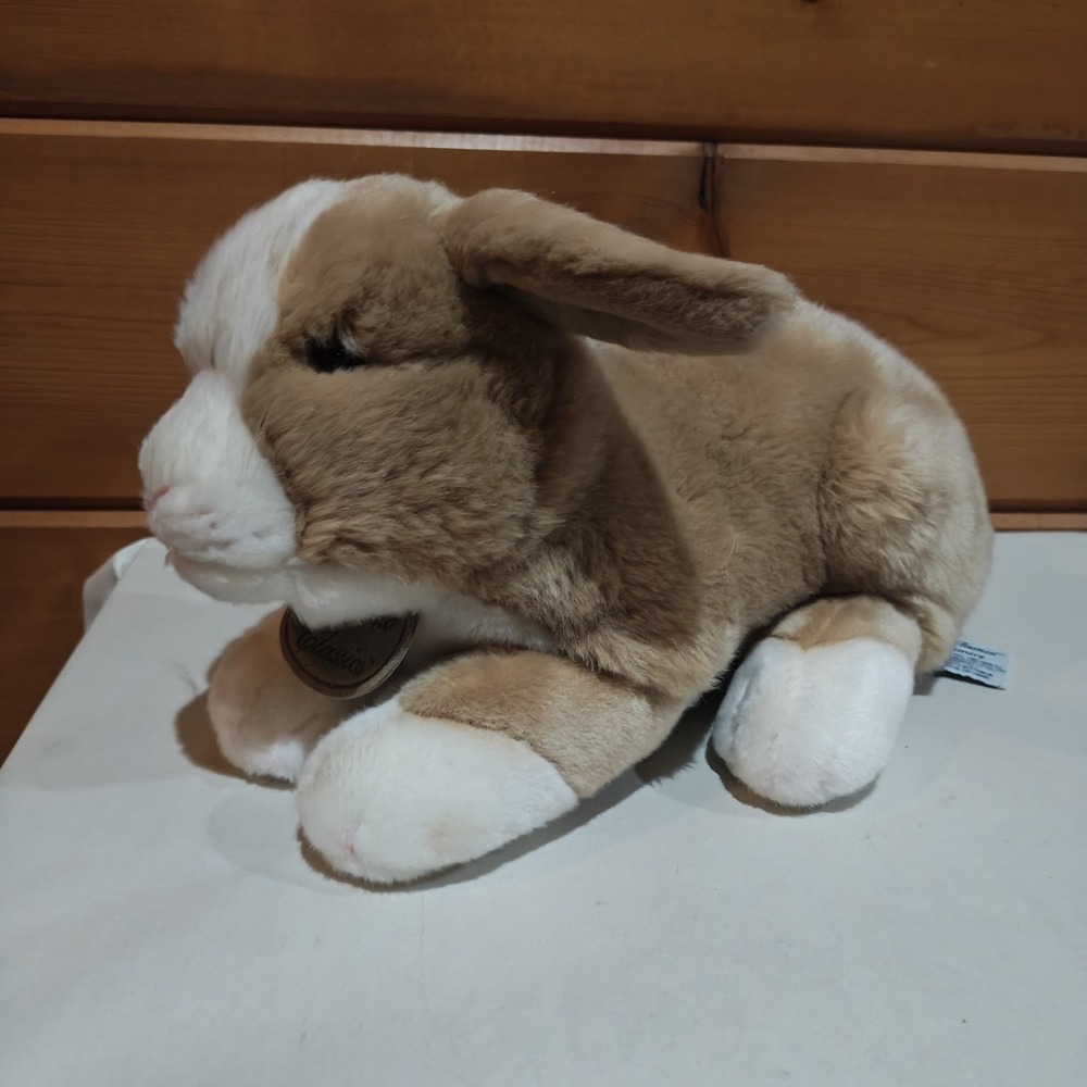 Yomiko Classics Plush 12" Dutch Rabbit Brown White Bunny E2 - Picture 1 of 5